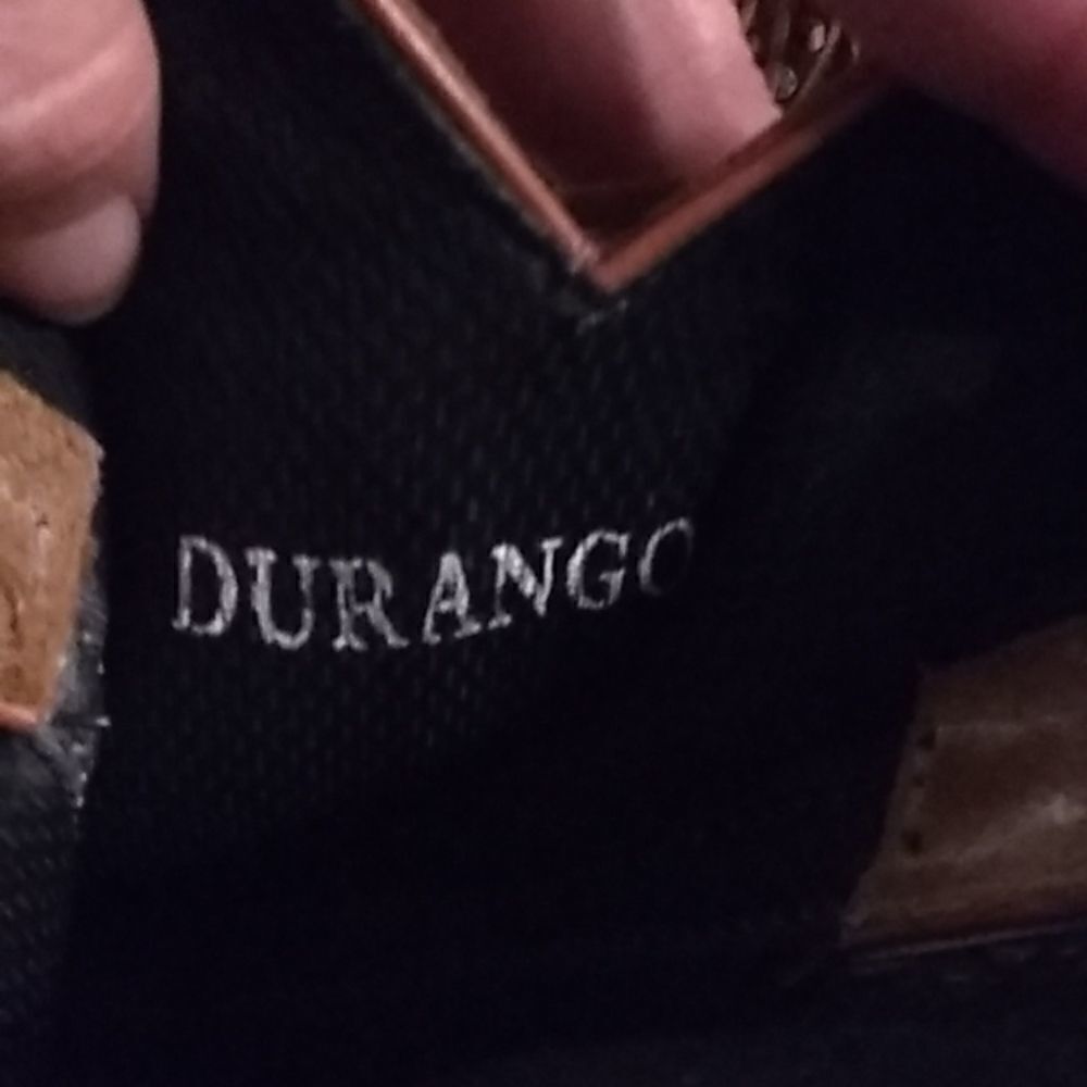 Vintage Durango leather fringe boots - Picture 5 of 10